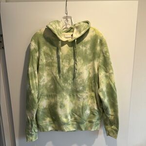Green Tie-Dye Hoodie